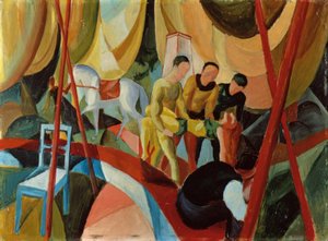 cyrk autorstwa August Macke