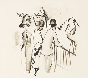 Ogród Zoologiczny II; Ogród Zoologiczny II, 1912 autorstwa August Macke