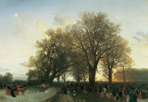 W drodze do domu ze światowej wystawy na wiedeńskim Praterze w 1873 r.