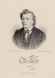 Portret kompozytora Otto Kade 1819-1900.