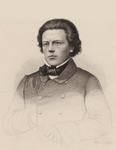 Portret kompozytora Antona Rubinsteina 1829-1894, 1850.