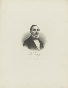Portret pianisty i kompozytora Diedericha Kruga 1821-1880 , c. 1850.