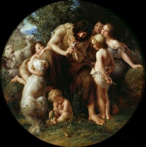 Jubal, ojciec fletu, 1839. autorstwa August von Kloeber