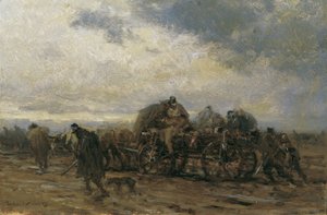 Transportowiec ranny II autorstwa August von Pettenkofen