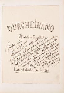 Szkic albumu autorstwa August von Pettenkofen