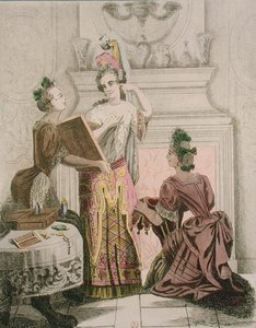 Garderoba artysty (wydanie faksmile ryciny z XVII wieku) autorstwa Auguste Alexandre Guillaumot