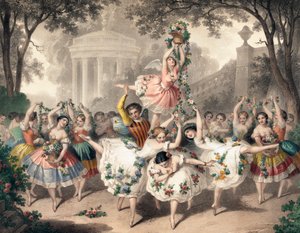 Balet w Operze, francuskiego artysty Pierre-Auguste Belin autorstwa Auguste Belin
