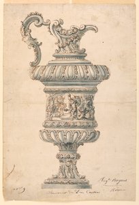 Dzbanek z ustnikiem autorstwa Auguste Bergeret, French