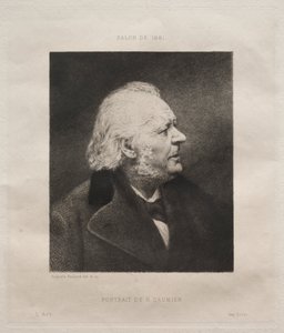 Honoré Daumier, 1881. autorstwa Auguste Boulard