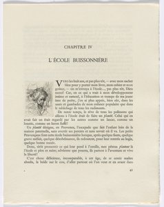 Frédéric Mistral: Mémoires et Recits by Frédéric Mistral: popiersie kobiety (strona 41) autorstwa Auguste Brouet