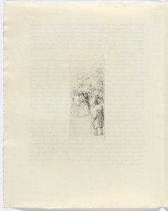 Frédéric Mistral: Mémoires et Recits by Frédéric Mistral: postacie na ulicy (strona 130) autorstwa Auguste Brouet