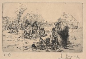 Sprzedawcy Bric a Brac (akwaforta)