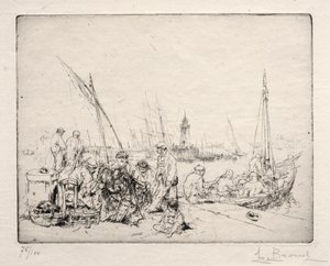 Naprawiacze sieci autorstwa Auguste Brouet