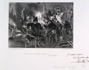 Śpij z takimi towarzyszami!, Oblężenie Paryża, 1870-1871 1871 autorstwa Auguste Bry