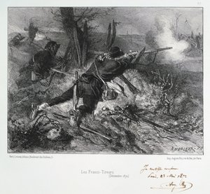 Franki-Tireurs, oblężenie Paryża, wojna francusko-pruska, grudzień 1870 1872