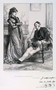 Biedna Nini, zjadłeś psa!, Oblężenie Paryża, 1871. autorstwa Auguste Bry