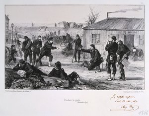 Podczas warty, oblężenie Paryża, wojna francusko-pruska, listopad 1870 1872