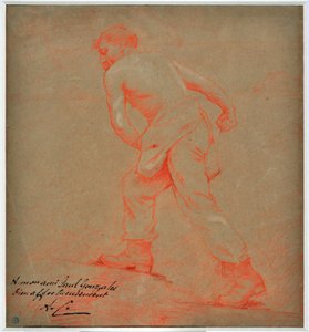 Le sower Rysunek Auguste Carli (1868-1930) autorstwa Auguste Carli