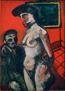 W salonie autorstwa Auguste Chabaud