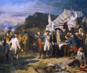 Oblężenie Yorktown, 1781 c1836