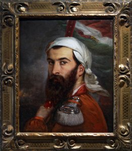 Giuseppe Garibaldi po walce pod Morazzone 5 sierpnia 1848 r. autorstwa Auguste Estienne