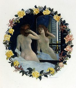 Ilustracja autorstwa Auguste François Gorguet (1862 - 1927) do "Le Lys rouge" Anatola France