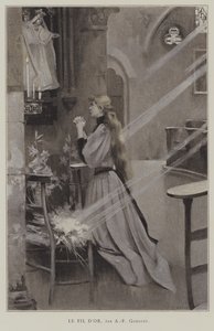 Ilustracja do Le Fil dOr — Henry Greville