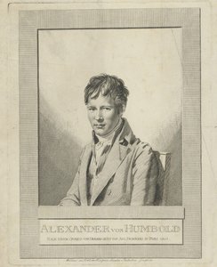 Portret Aleksandra von Humboldta 1769-1859, 1805. autorstwa Auguste Gaspard Louis Desnoyers