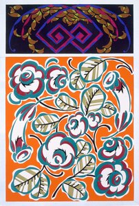 Wzór wnętrzarski, tablica 4 z „Formes et Couleurs”, wydana ok. 1930
