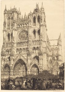 Katedra w Amiens (Katedra w Amiens - Dzień Inwentaryzacji) autorstwa Auguste Lepere