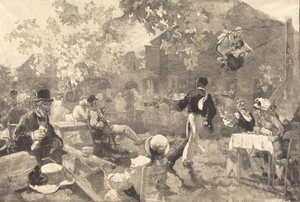 U wrzosowego koguta, 1888 r. autorstwa Auguste Lepere
