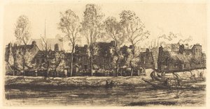 Banks of the Somme w Amiens Banks of the Somme w Amiens, 1907. autorstwa Auguste Lepere