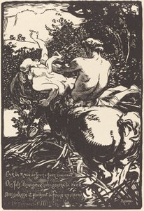Centaur Centaur, 1896. autorstwa Auguste Lepere