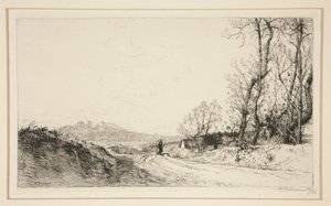 Derni?res feuilles (Vend?e) (Ostatnie liście [Vendee]) autorstwa Auguste Lepere