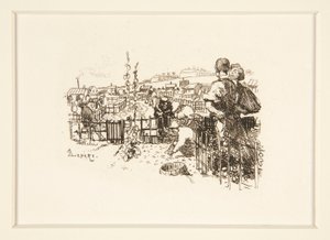 Prace ogrodowe autorstwa Auguste Lepere