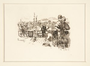 Prace ogrodowe autorstwa Auguste Lepere