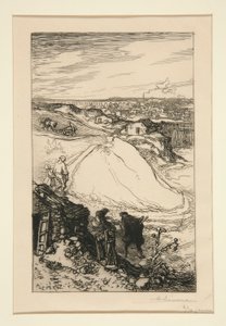 ? Gentilly (w Gentilly) autorstwa Auguste Lepere