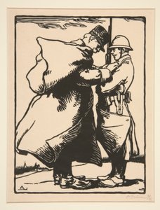 Le G?n?ral Joffre d?core (General Joffre Decorates), z La Guerre de 1914, pierwsza seria, nr. 12 autorstwa Auguste Lepere