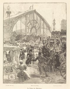 Pałac Maszyn autorstwa Auguste Lepere