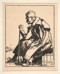 Le Roi de Serbie (Król Serbii), z La Guerre de 1914, pierwsza seria, nr 4 autorstwa Auguste Lepere