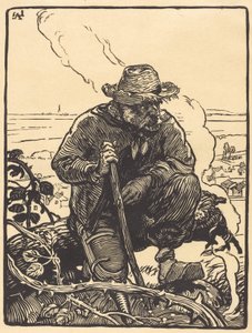 Wiejski żebrak, 1895. autorstwa Auguste Lepere