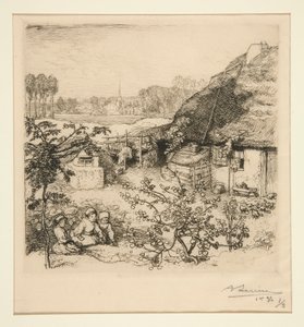 Gniazdo (Saint-Jean-de-Monts) (Schronisko [Saint-Jean-de-Monts]) autorstwa Auguste Lepere