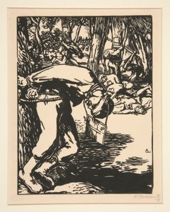 The Franks-Tireurs (Sharpshooters), z Wojny 1914, seria pierwsza, nr. 11 autorstwa Auguste Lepere