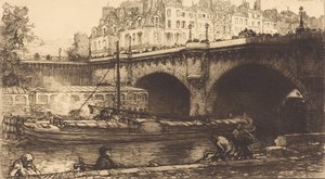 Nowy most, 1901. autorstwa Auguste Lepere