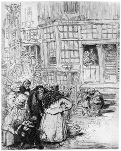 Dzielnica żydowska w Amsterdamie, c1870-1910 1924