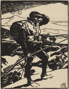 Patrząc na równinę nadreńską autorstwa Auguste Lepere