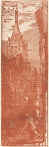 Saint-Severin, opublikowany 1901. autorstwa Auguste Lepere