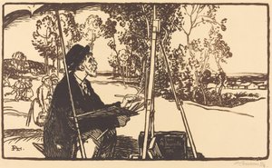Artysta Krajobrazu autorstwa Auguste Lepere