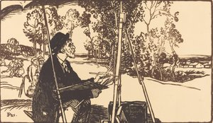 Pejzażysta Pejzażysta, 1912. autorstwa Auguste Lepere