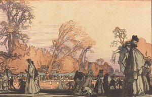 Staw w Tuileries, 1898. autorstwa Auguste Lepere